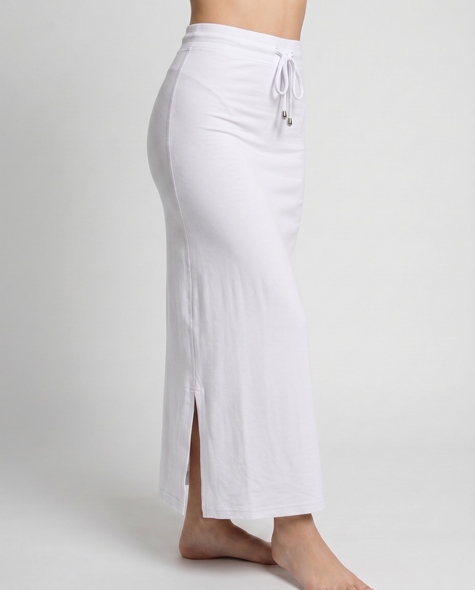 Sanado Straight Cut Saree Shapewear - White