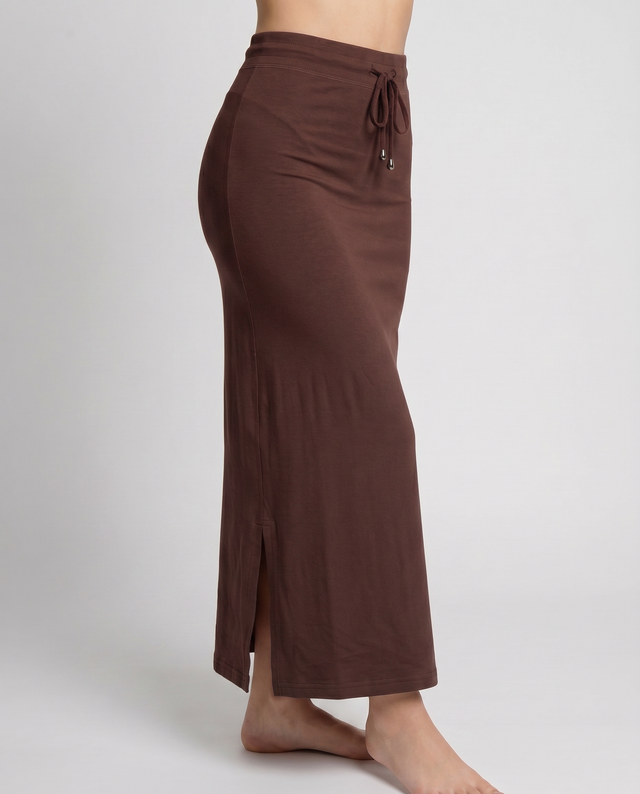 Sanado Straight Cut Saree Shapewear - Coffee