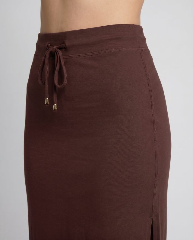 Sanado Straight Cut Saree Shapewear - Coffee