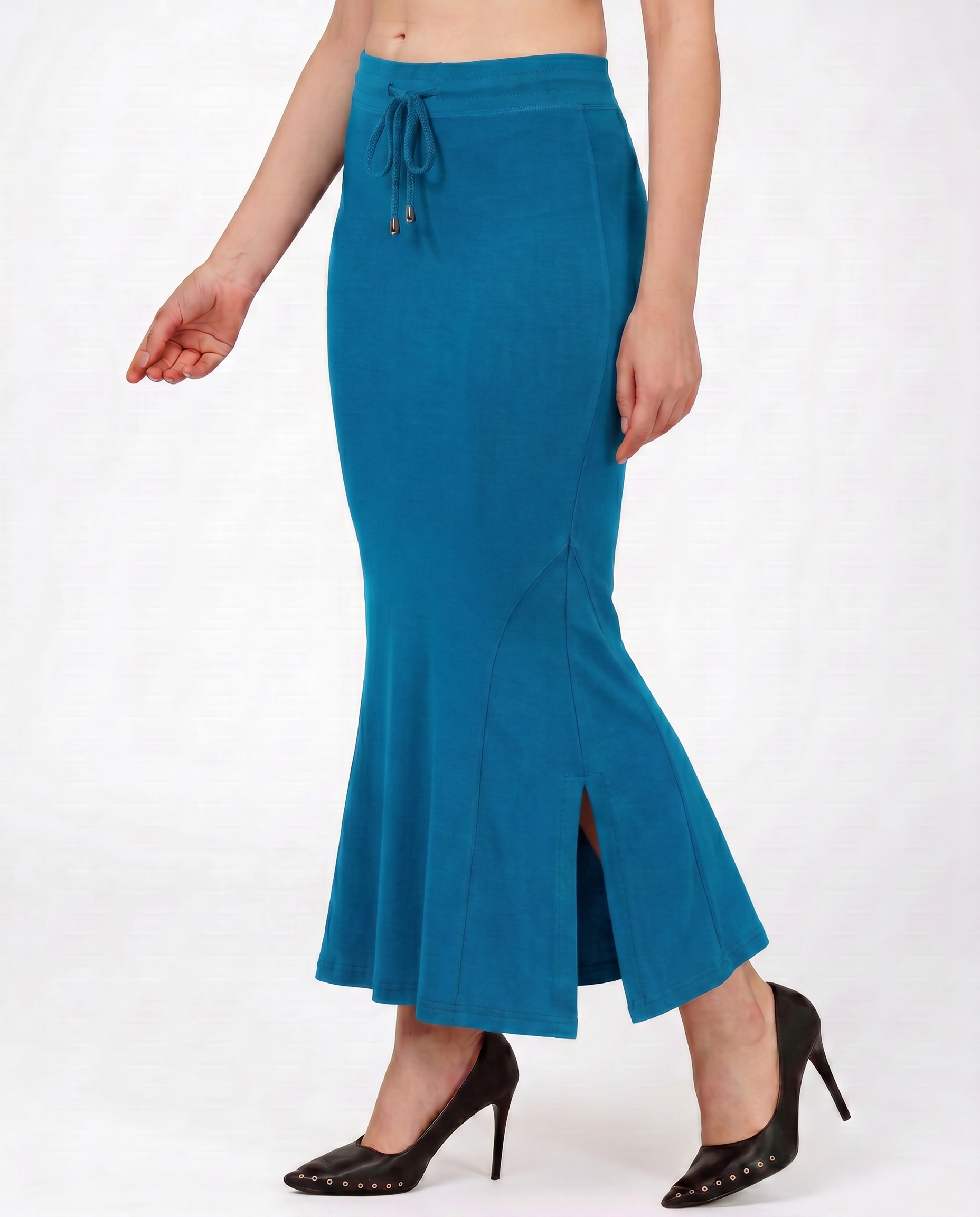 Sanado Fishcut Saree Shapewear -  Dark Sky blue
