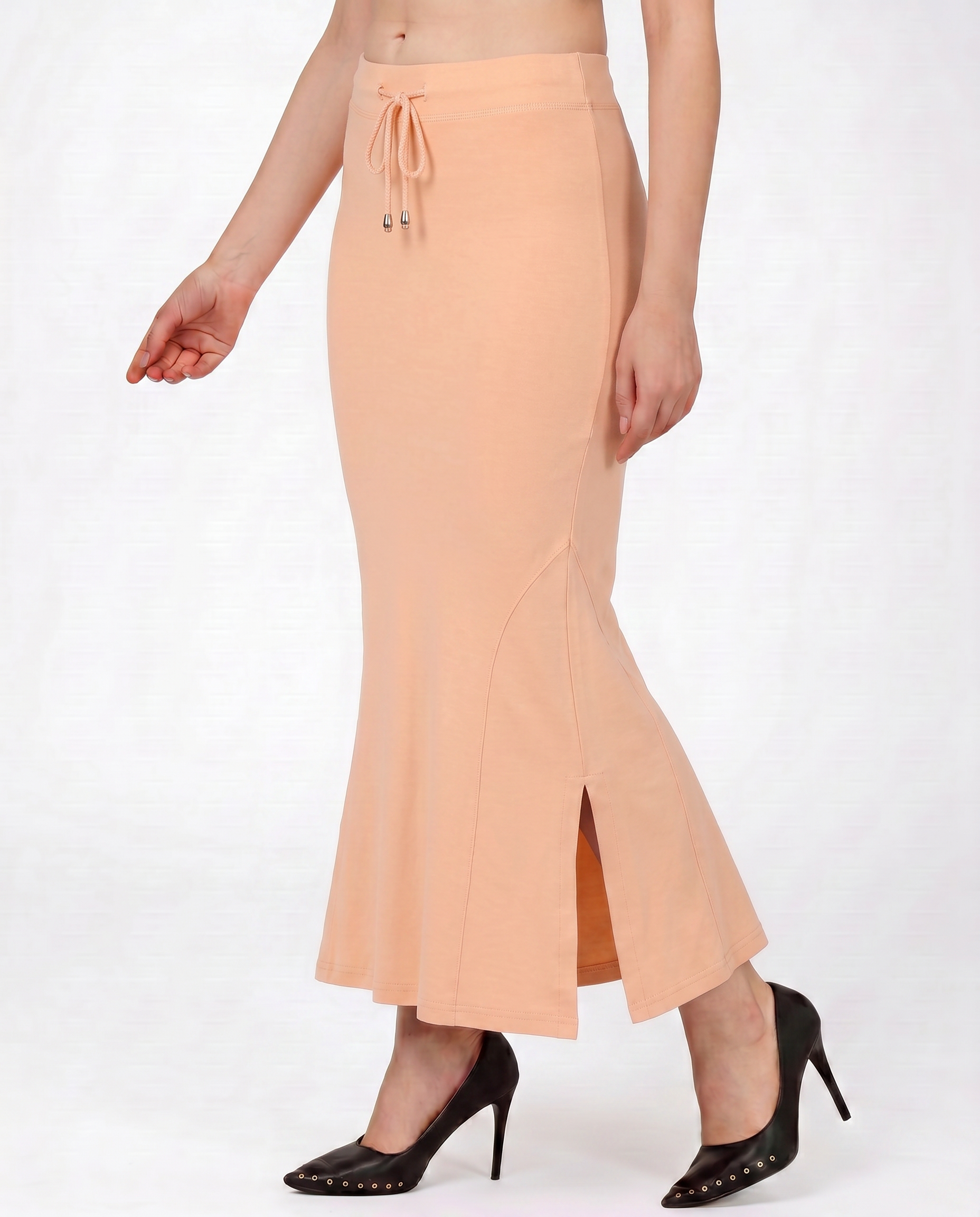 Sanado Fishcut Saree Shapewear - Peach