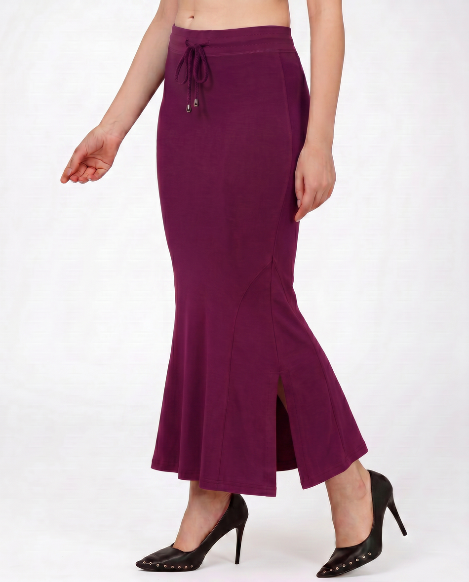 Sanado Fishcut Saree Shapewear - Purple