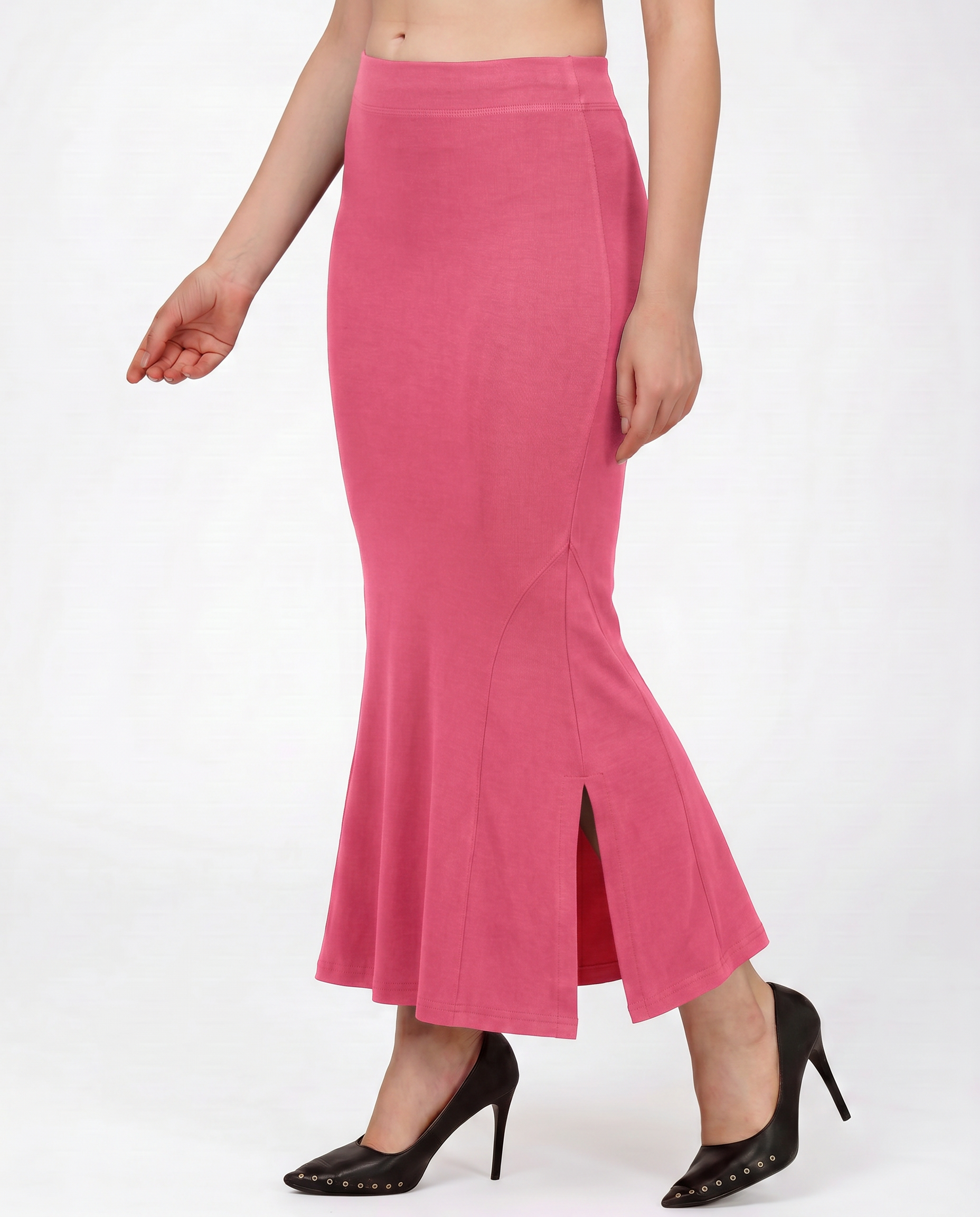Sanado Fishcut Saree Shapewear - Baby pink