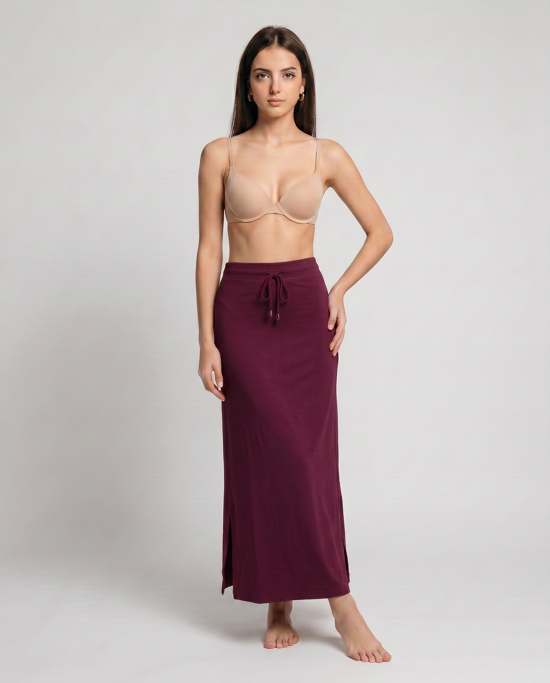 Sanado Straight Cut Saree Shapewear | Micro Zurich Blend