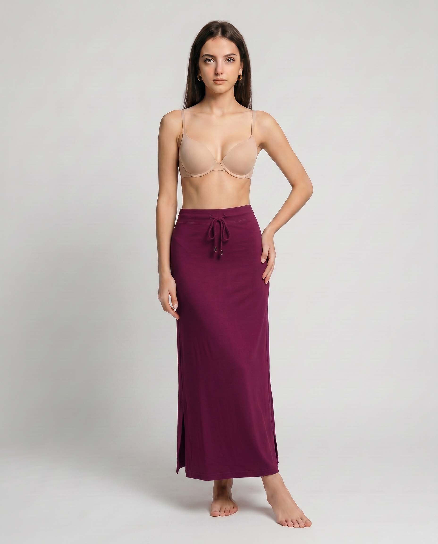 Sanado Straight Cut Saree Shapewear | Micro Zurich Blend