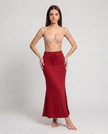 Sanado Fishcut Saree Shapewear - Red