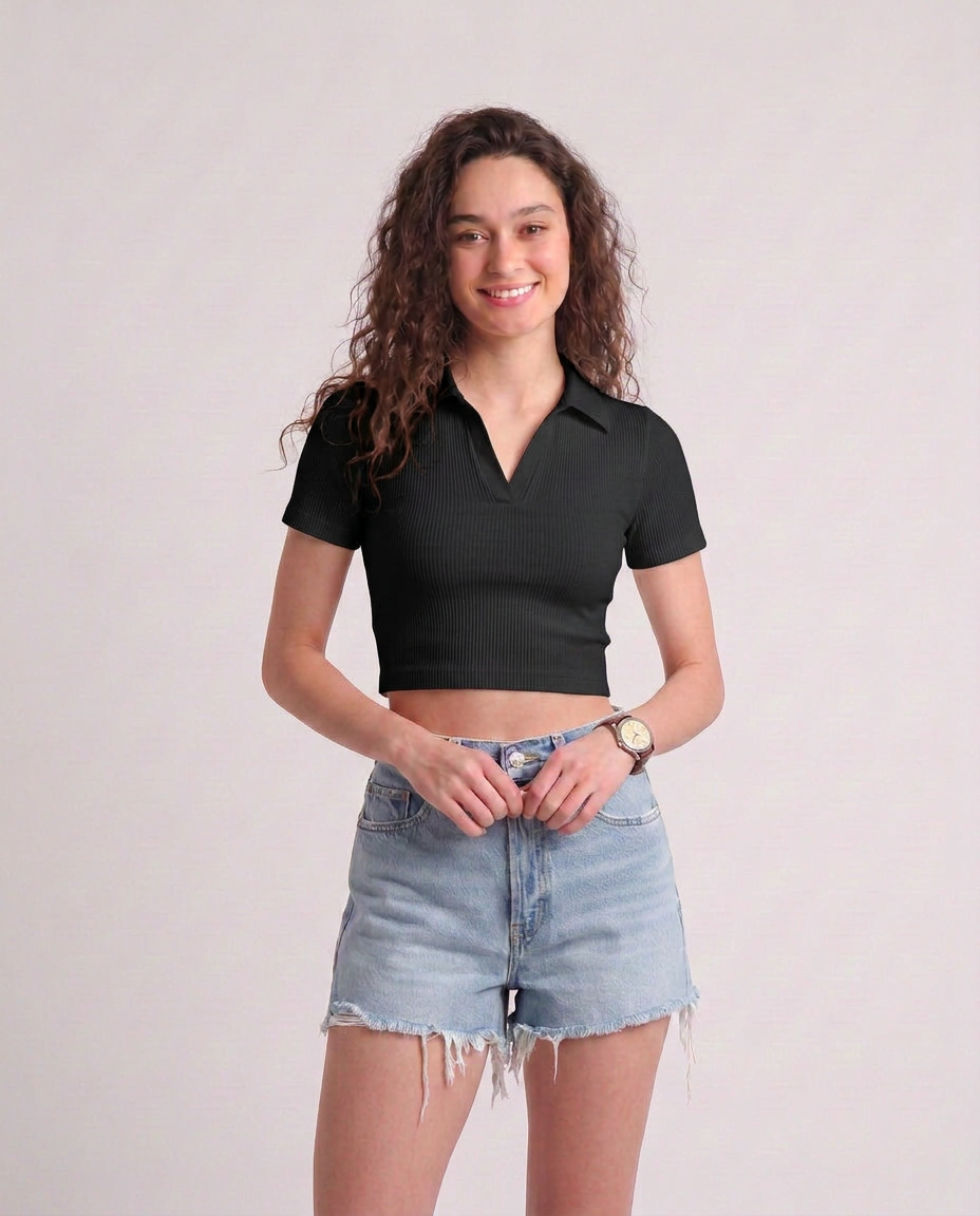 Collar Tank Top