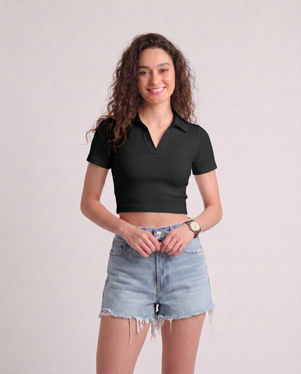 Collar Tank Top