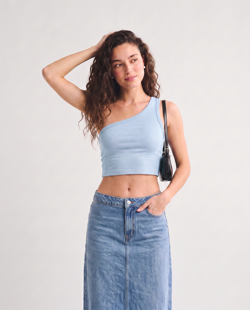 One-Shoulder Tank Top