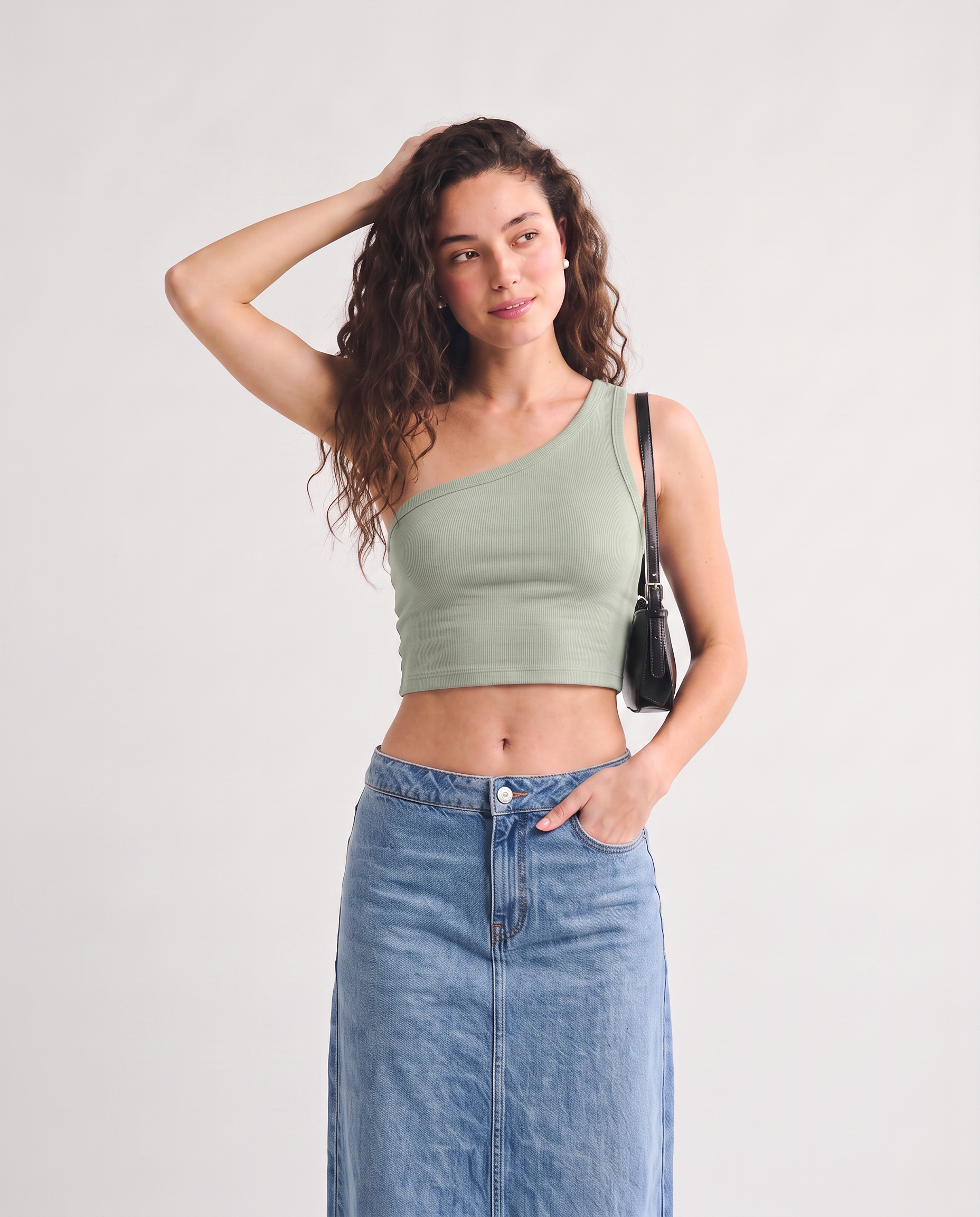 One-Shoulder Tank Top