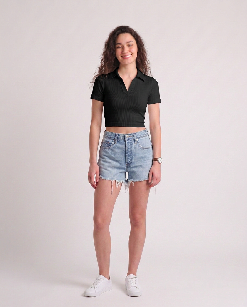 Collar Tank Top